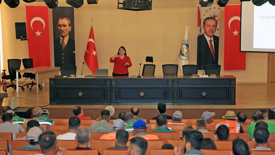 Talas Belediyesi'nden KKKA ve sağlık eğitimi