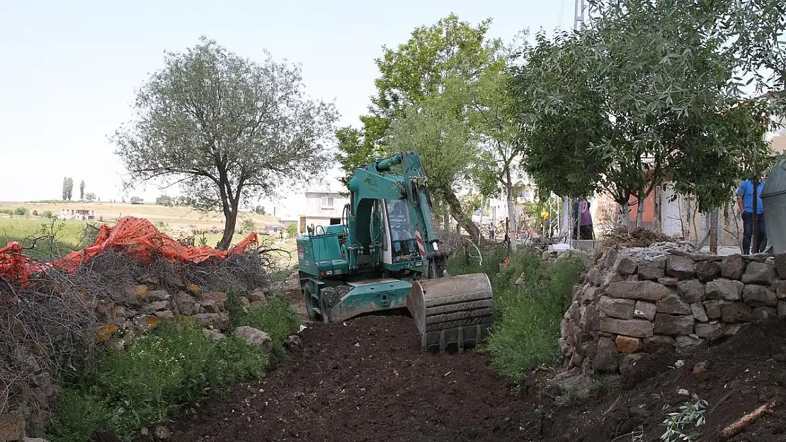Talas da Kanal çalışmaları