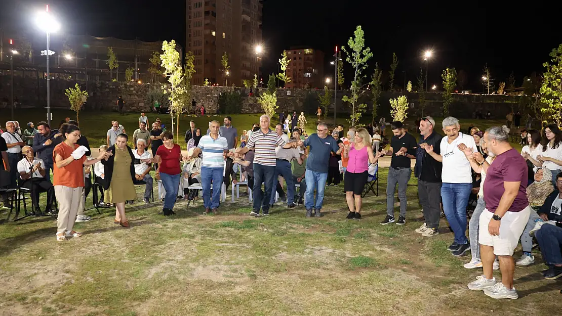 Talas Millet Bahçesi'nde keyifli akşam