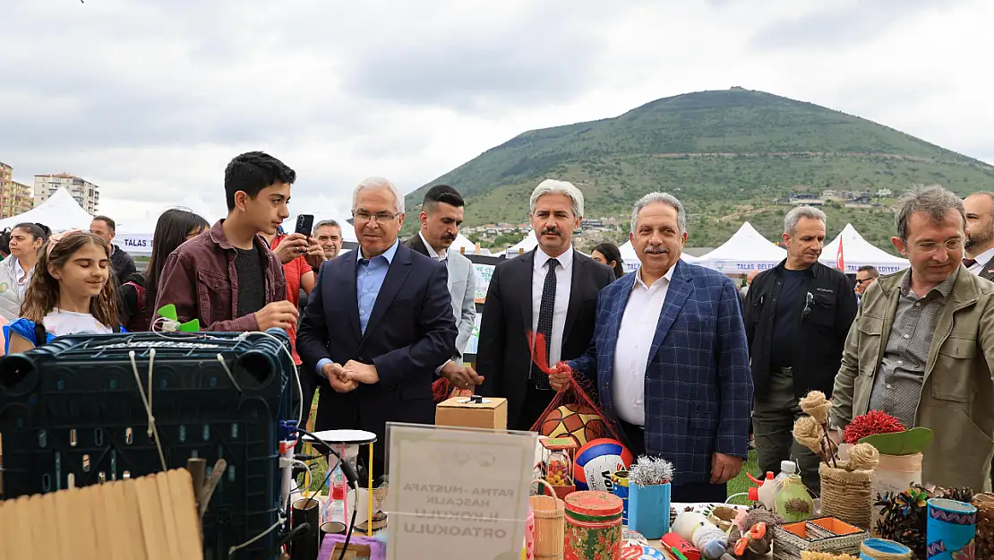 Talas'ta çevre gününe renkli ve anlamlı kutlama