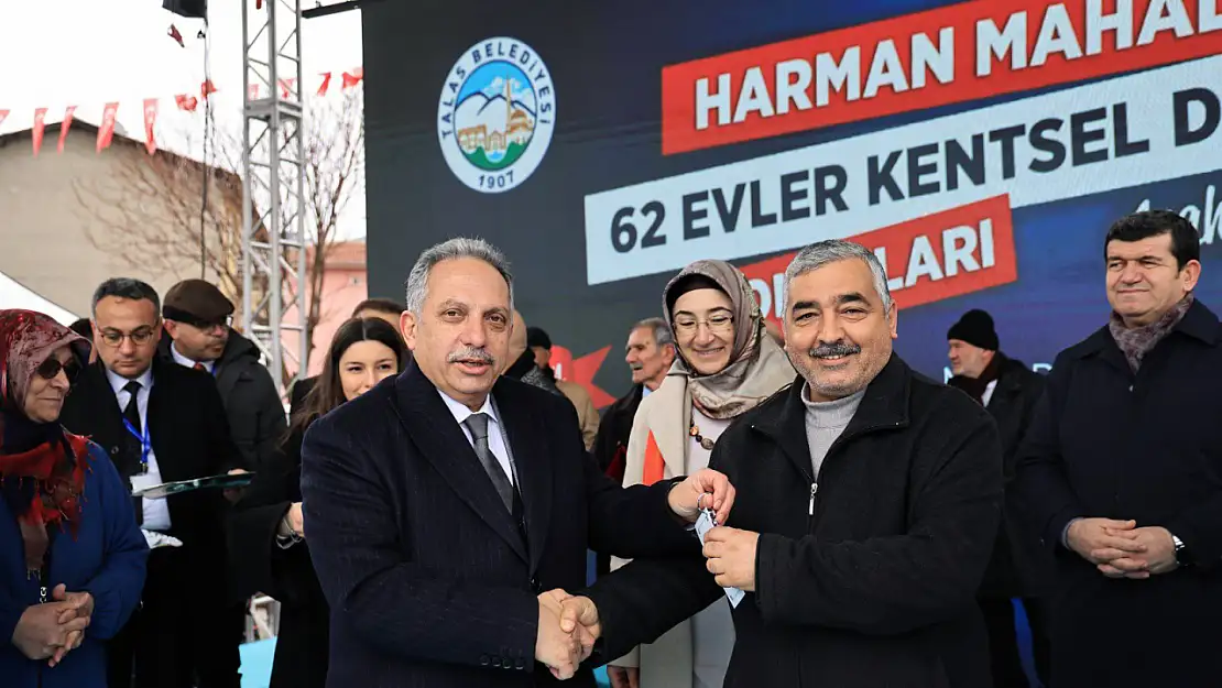 Talas'ta Kentsel Dönüşüm Tüm hızıyla devam ediyor