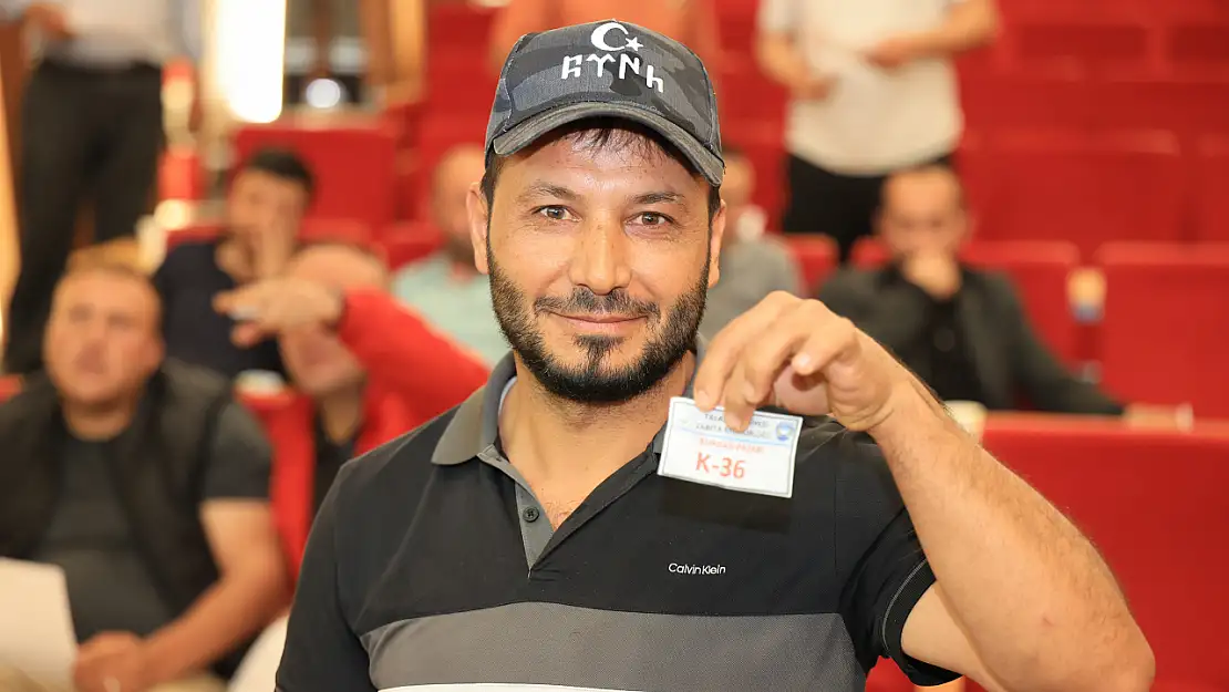 Talas'ta Kurban yerleri kura ile belirlendi
