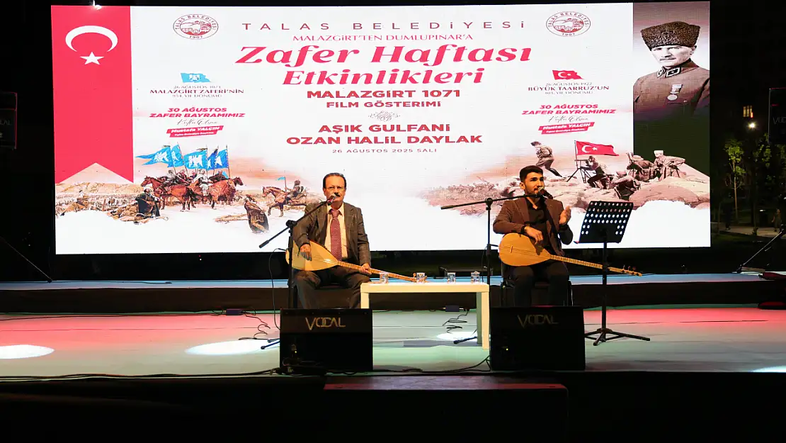 Talas'ta Zafer Coşkusu 'Malazgirt' Filmiyle devam etti
