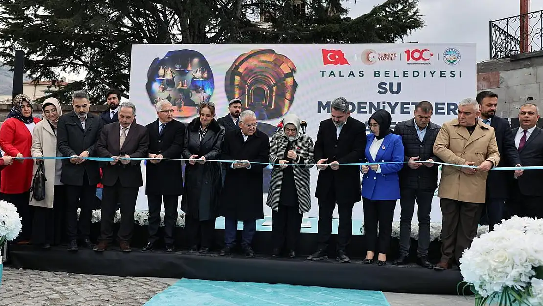 TALAS'DA SU MEDENİYETLERİ GALERİSİ AÇILDI