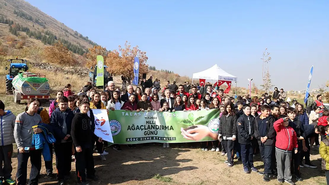TALAS'TA ŞENLİK GİBİ AĞAÇLANDIRMA GÜNÜ