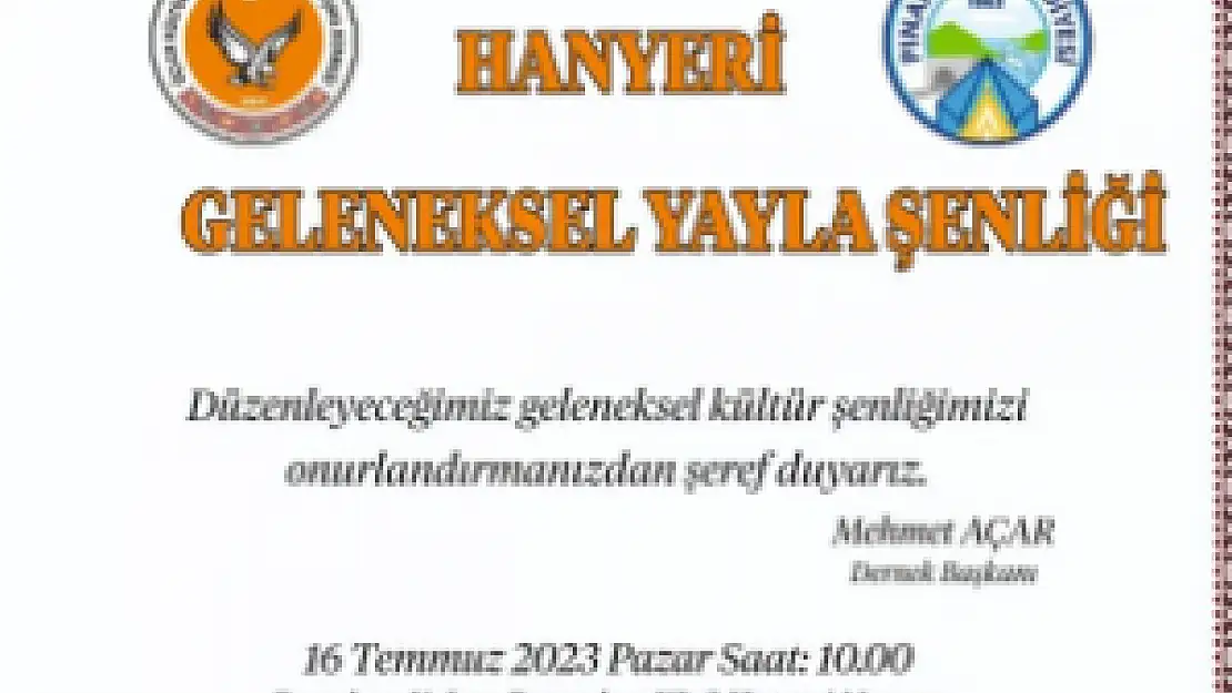 ÜÇLER DERNEĞİ YAYLA ŞENLİĞİ YAPACAK