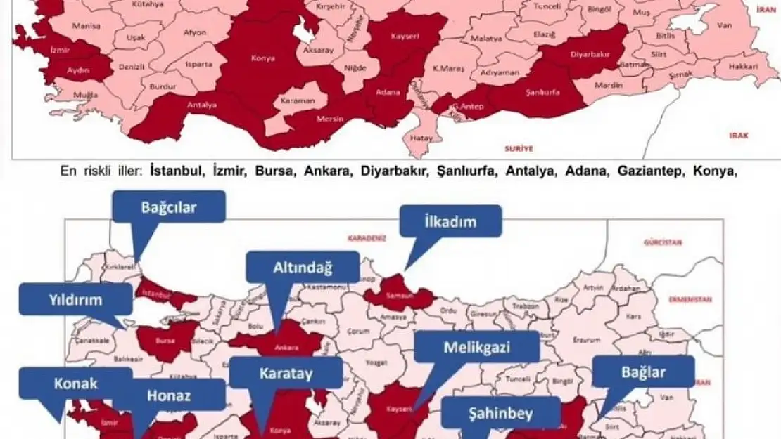 Uyuşturucu risk analizine göre Melikgazi en riskli ilçe