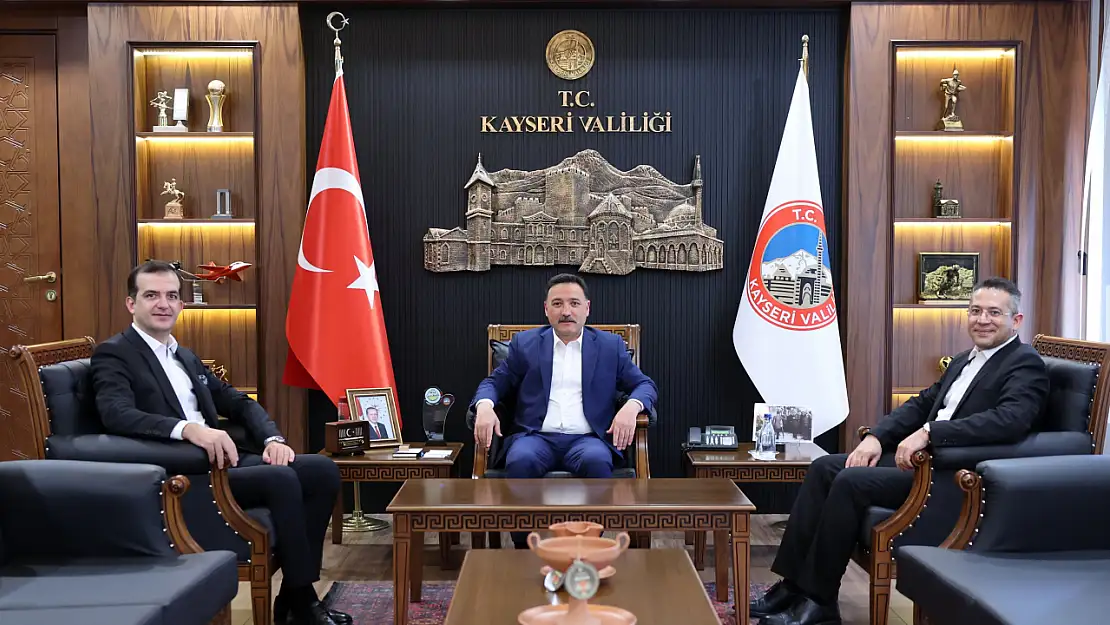 Vali Çiçek, Develi Adli Heyetini kabul etti