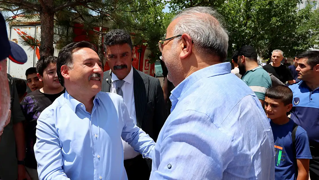 Vali Çiçek, Uğurevler'de vatandaşlarla buluştu