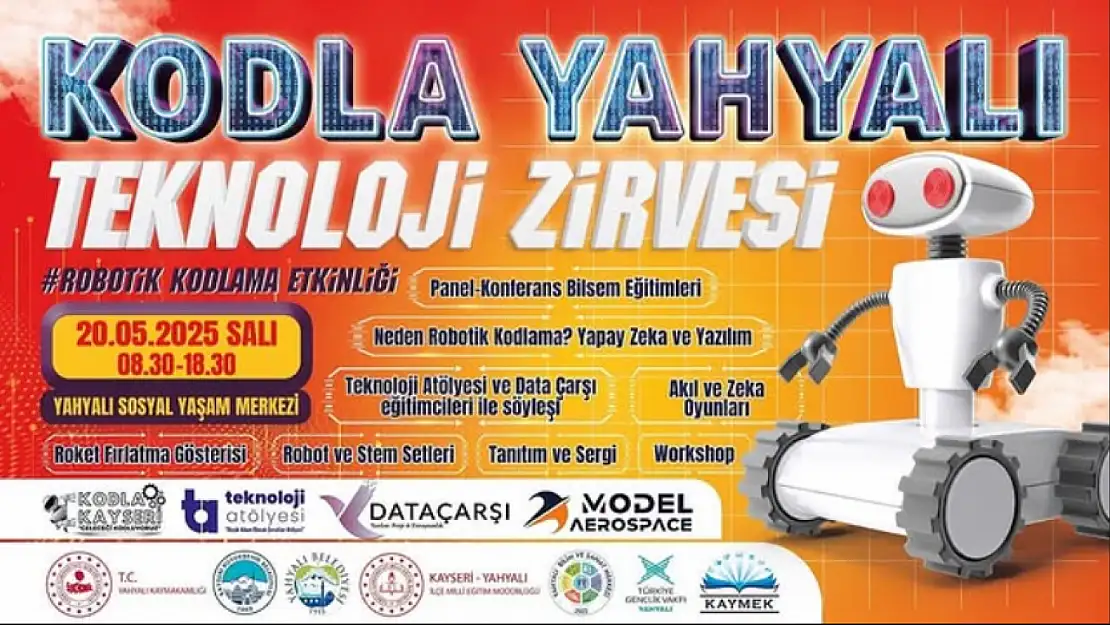 Yahyalı'da robotik kodlama ve teknoloji zirvesi gerçekleştirildi