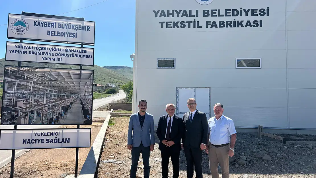 Yahyalı'da üretime dönüşen yatırım