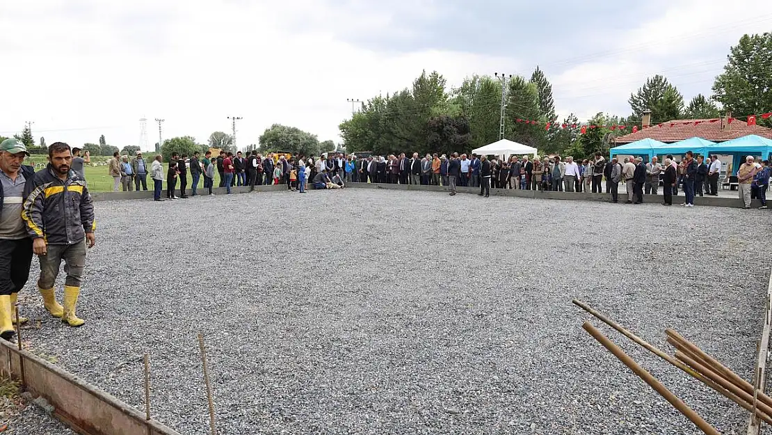 YAHYALI'DA YERKÖY CAMİİ TEMELİ ATILDI