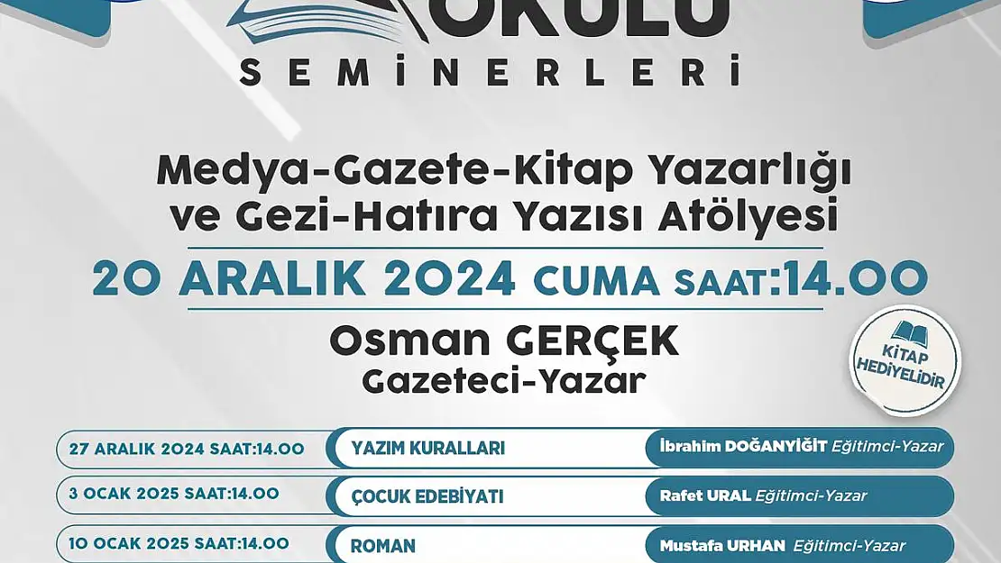 YAZAR OKULU SEMİNERİ