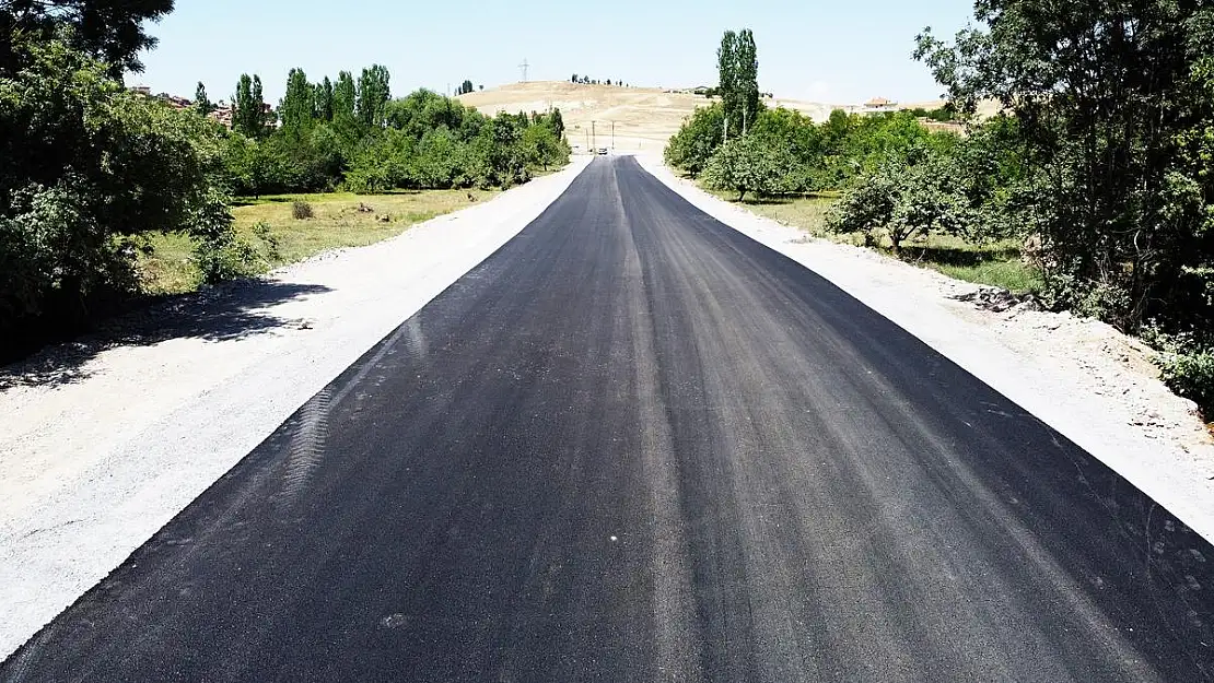 YENİ İMAR YOLUNDA ASFALT SERİMİ TAMAMLANDI