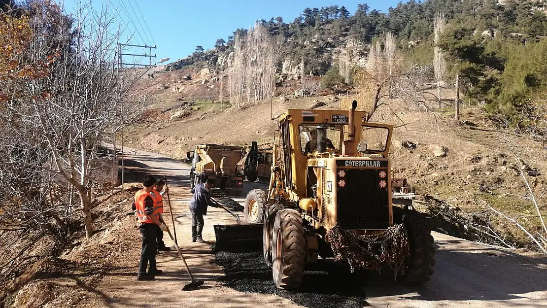 Yolların Bakımı Yapılıyor