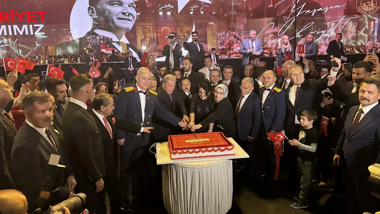 Kayseri'de 29 Ekim coşkusu