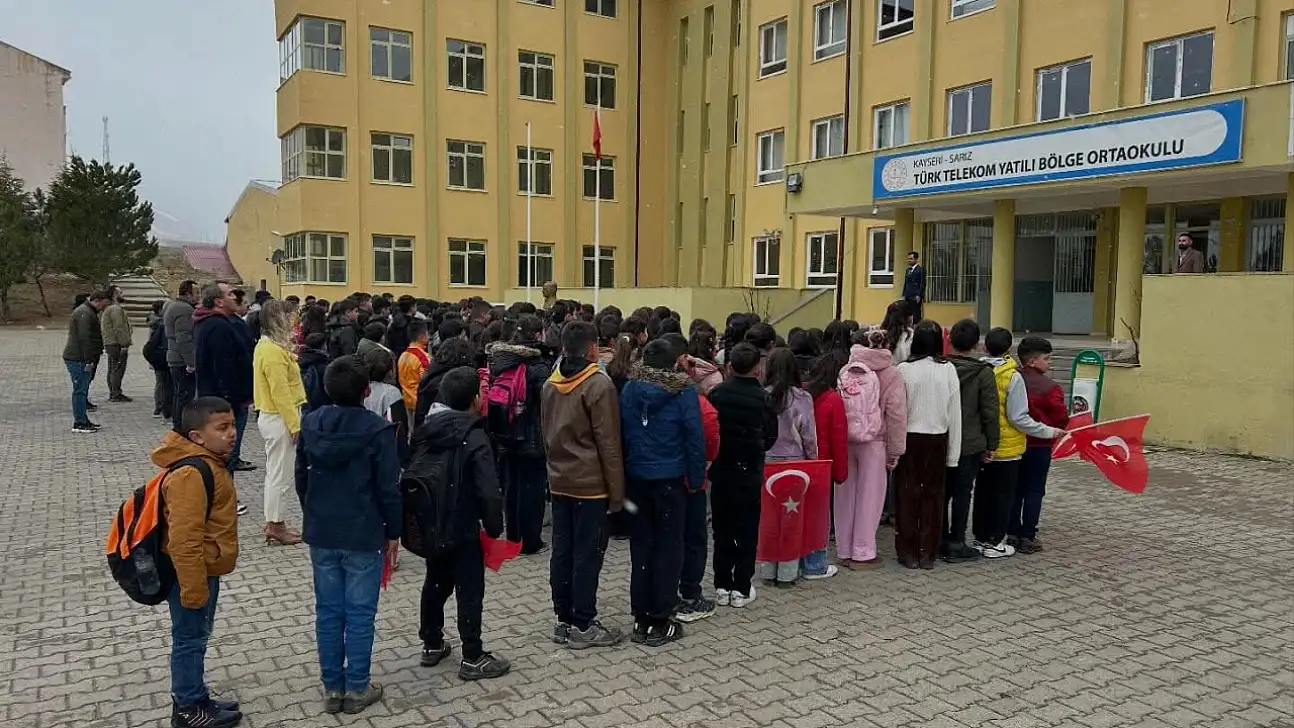 Kayseri'de Okullarda Anma Programı