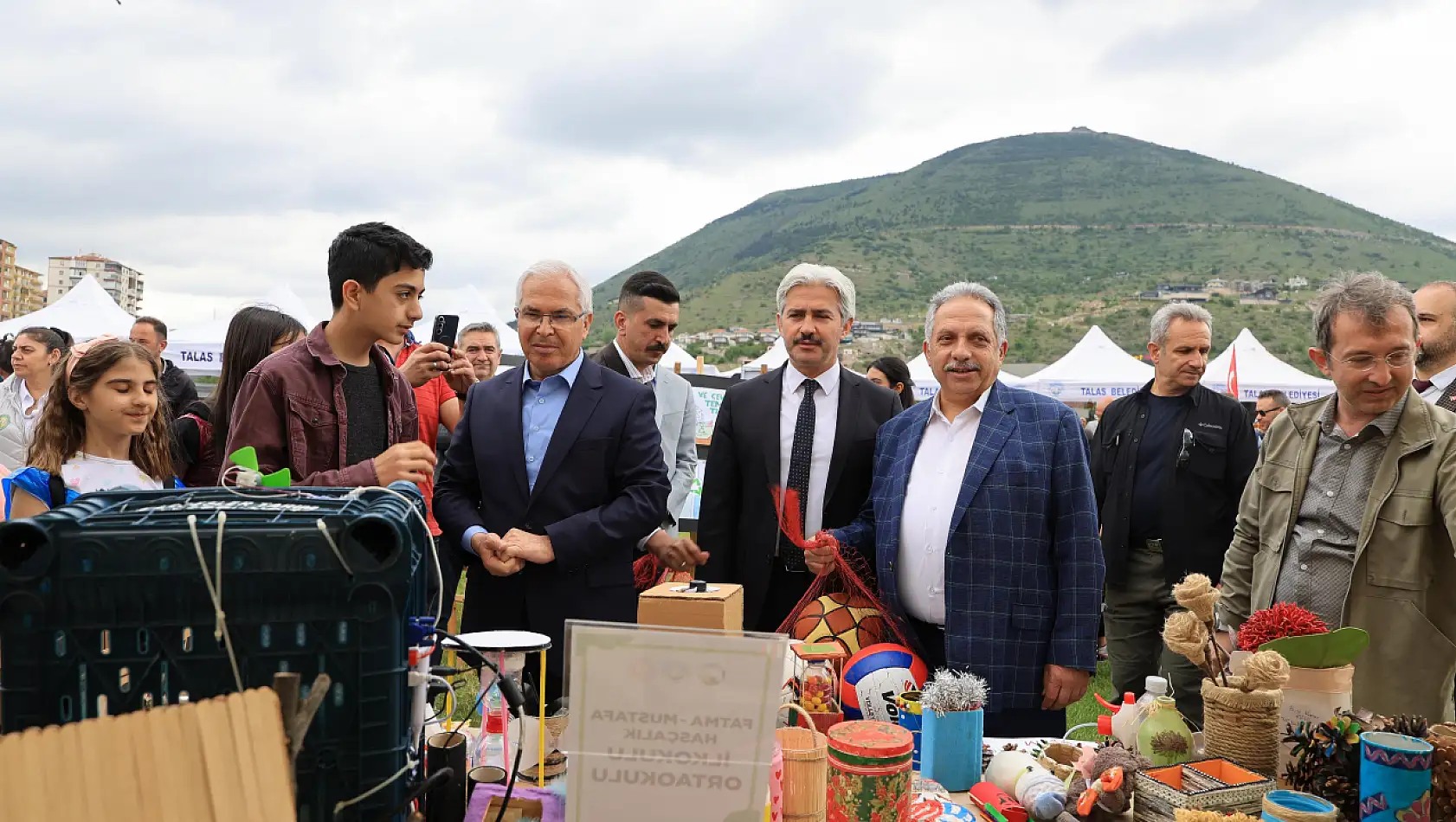 Talas'ta çevre gününe renkli ve anlamlı kutlama