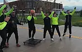 Millet Bahçesi'nde Sporla kaynaşma etkinliği