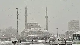 Kayseri'ye yoğun kar uyarısı