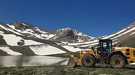 Yahyalı Yayla Yollarında Haziran Ayında Karla Mücadele