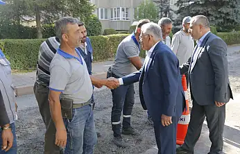 Başkan Büyükkılıç çalışmaları yerinde inceledi
