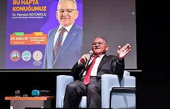 Başkan Büyükkılıç şehir sohbetleri'nde gençlerle buluştu