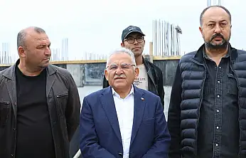 Büyükkılıç'tan Gökkent'teki Okul inşaatına inceleme