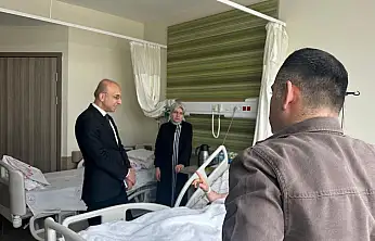 CHP'li Genç'ten yaralı polise ziyaret