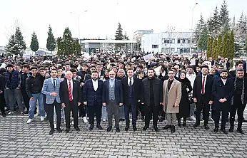 Cıngı OSB'de öğrencilerle buluştu