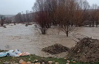 Develi'de Sağanak sele dönüştü