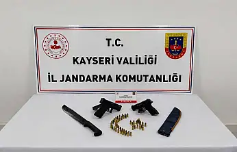 Develi'de silah operasyonu: Tabanca ve mühimmat ele geçirildi