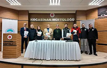 Din görevlilerine afet ve yangın eğitimi