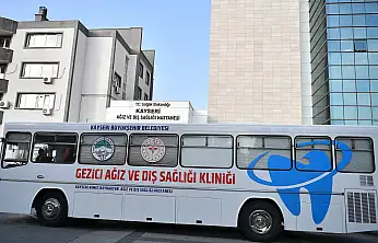 Gezici diş kliniğine yoğun ilgi