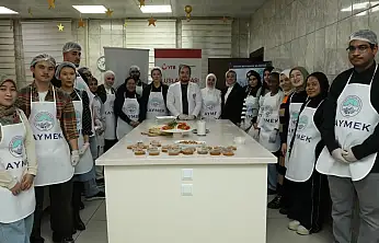 KAYMEK'ten yabancı öğrencilere Kayseri mutfağı dersi