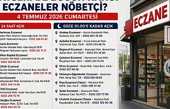 Kayseri'de Bugün Hangi Eczaneler Nöbetçi?