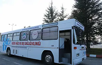 Kayseri'de gezici diş sağlığı Köseler'de