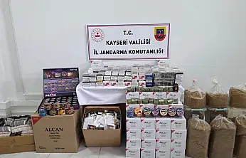 Kayseri'de kaçak sigara operasyonu