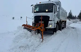 Kayseri'de kapanan 333 mahalle yolu ulaşıma açıldı