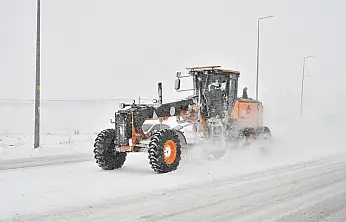 Kayseri'de karla mücadele seferberliği