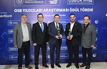 Kayseri OSB'ye Bakan Kacır'dan ödül