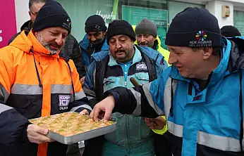 Kocasinan'da kar mesaisi