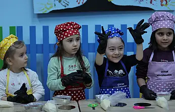 Minik şefler mutfağa girdi