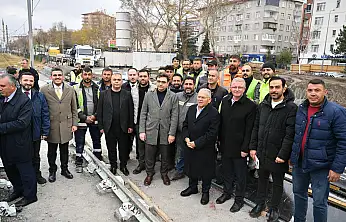 Raylı sistem çalışmaları tamamlandı