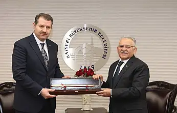 Salih Ayhan'dan Başkan Büyükkılıç'a ziyaret