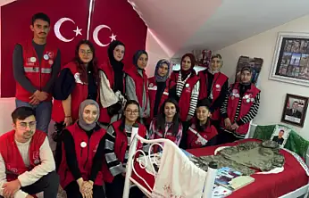 Şehit ailesine anlamlı ziyaret