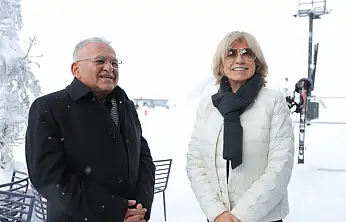 Tansu Çiller Erciyes'te ağırlandı