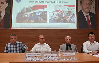 Üretici Pazarı için kura çekildi