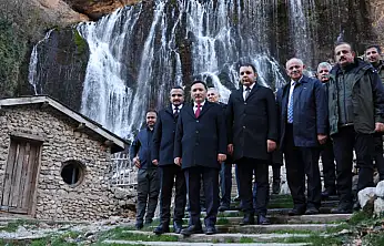 Vali Çiçek, Yahyalı Kapuzbaşı Şelaleleri'ni ziyaret etti