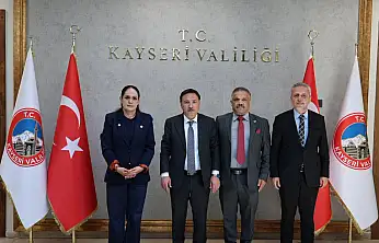 Vali Gökmen Çiçek, Kayserili iş dünyası temsilcilerini kabul etti